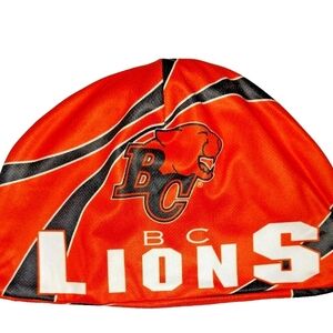 Orange Knit Beanie with Team Logo